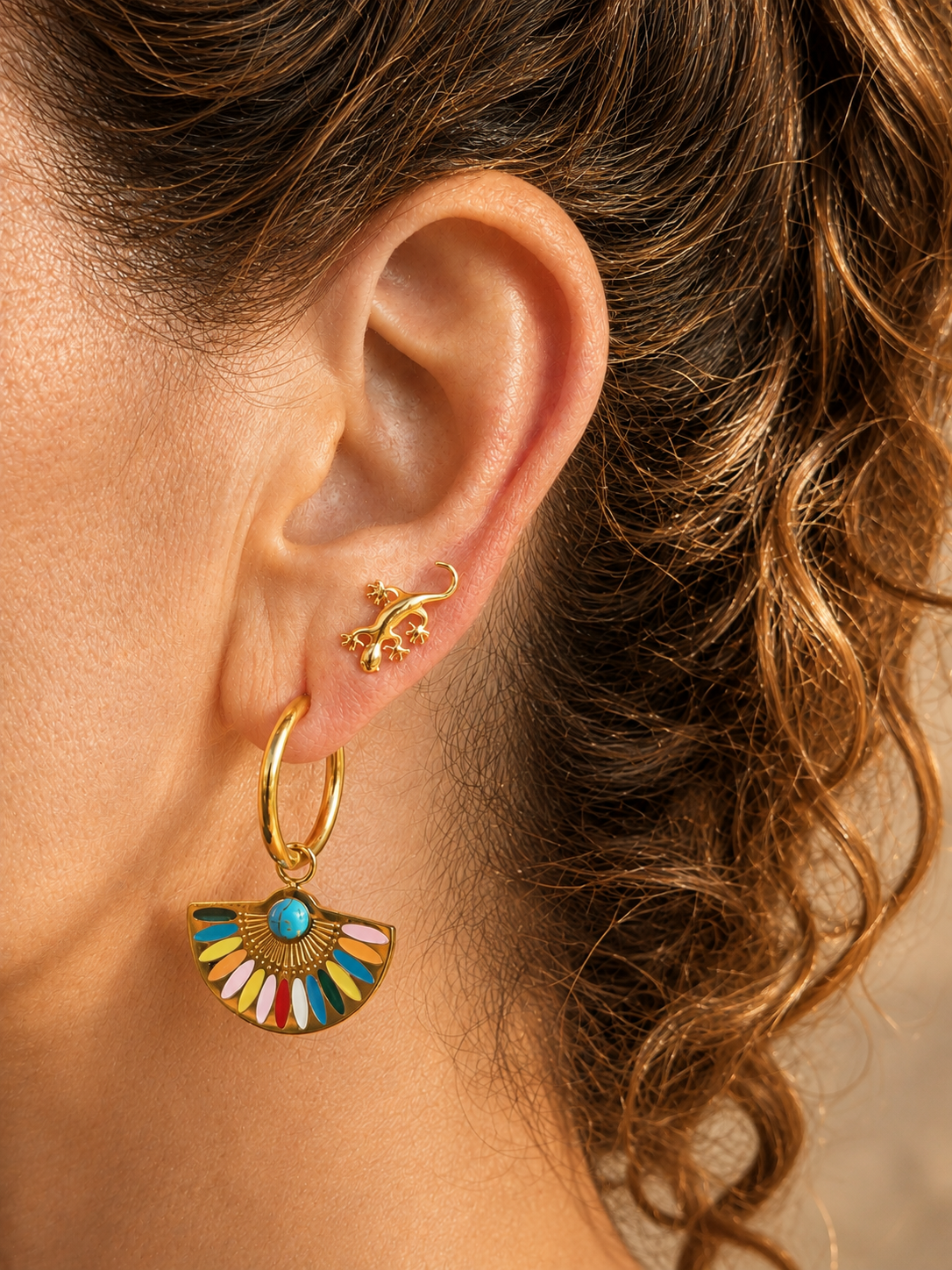PENDIENTES SALAMANDRA