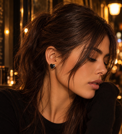 PENDIENTES BLACK
